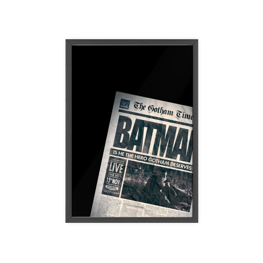 Batman Newspaper Poster